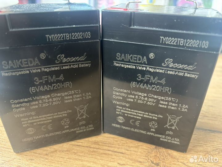 Аккумулятор для детского электромобиля