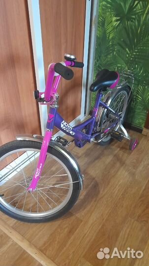 Велосипед novatrack 20” vector фиолетовый