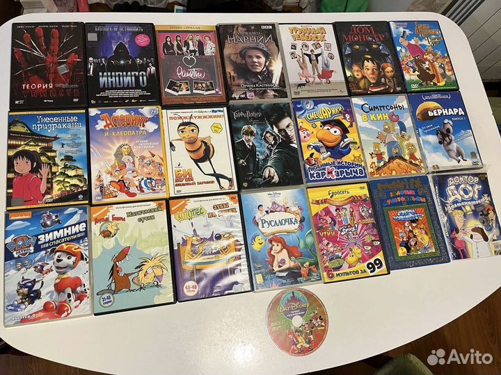 Dvd двд диски мультфильмы и фильмы для детей