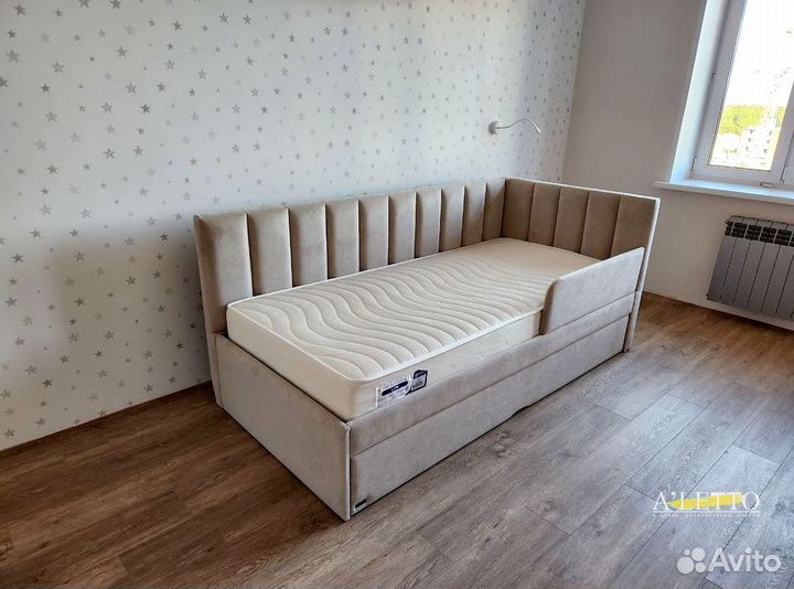 Детская кровать с мягкими бортиками на заказ