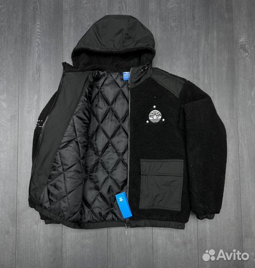 Куртка adidas барашка