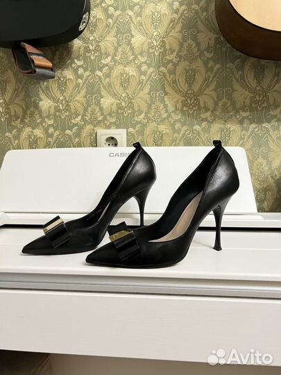 Туфли женские натуральная кожа 40 размер черные