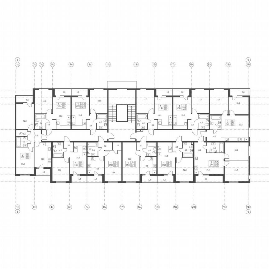 1-к. квартира, 37,3 м², 2/8 эт.