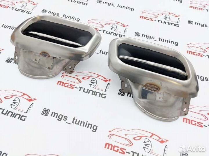 Насадки на выхлоп Maybach хром Mercedes GLS X167