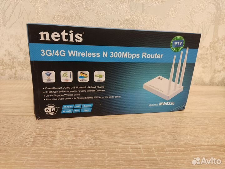 4g WiFi роутер netis mw5230