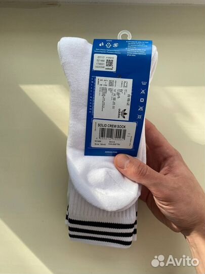Носки Adidas оригинал 3 пары