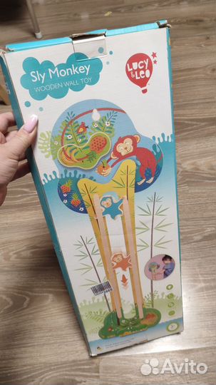 Деревянная игрушка коврик пазл