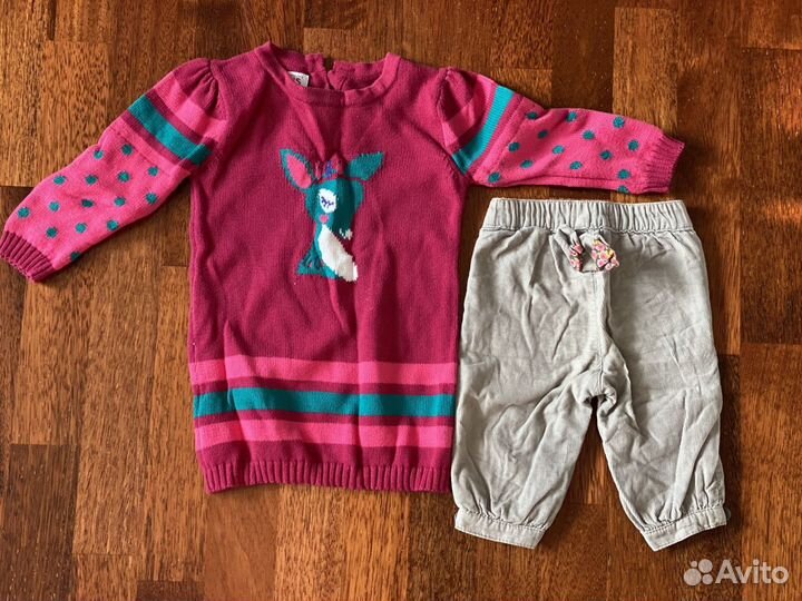 Пакет вещей на девочку 6-18 месяцев