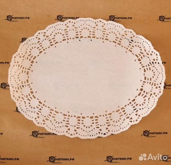Салфетки ажурные овальные