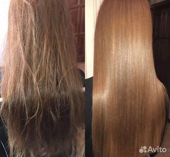 Кератиновое выпрямление волос / Ботокс