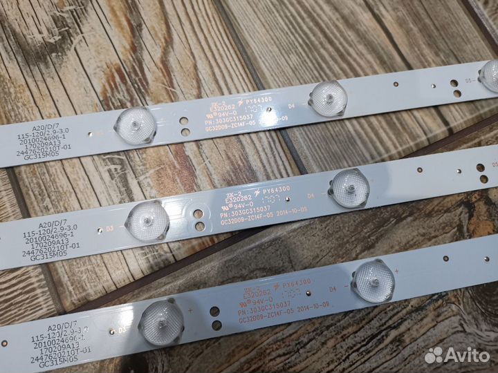 Новая подсветка 303GC315037 (Dexp, Philips)