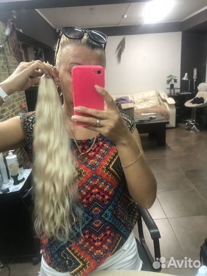 Волосы для наращивания 55 см