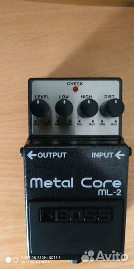 Педаль Boss metal core