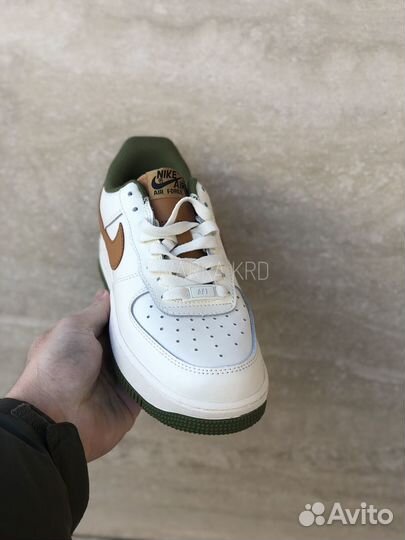 Кроссовки Nike Air Force 1 Cream Orange