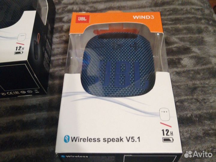 Портативная колонка JBL wind 3, чёрный