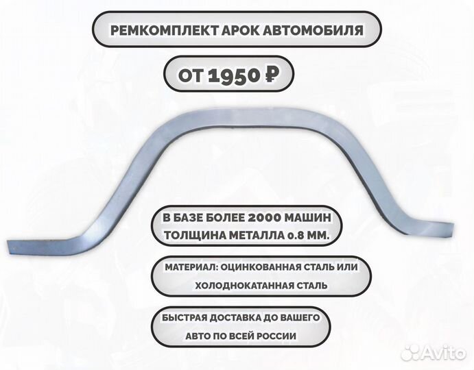 Ремонтные арки на автомобиль