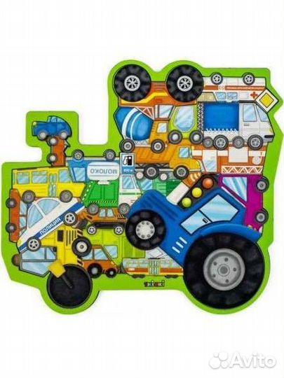 Развивашка вкладыш деревянная