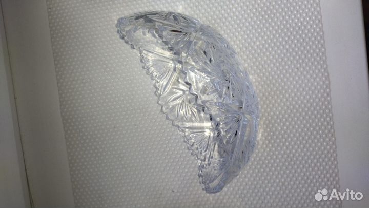 Ваза салатник хрусталь лодочка