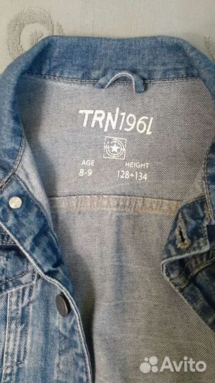 Джинсовая куртка детская