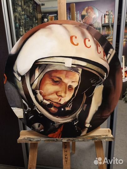 Гагарин картина маслом