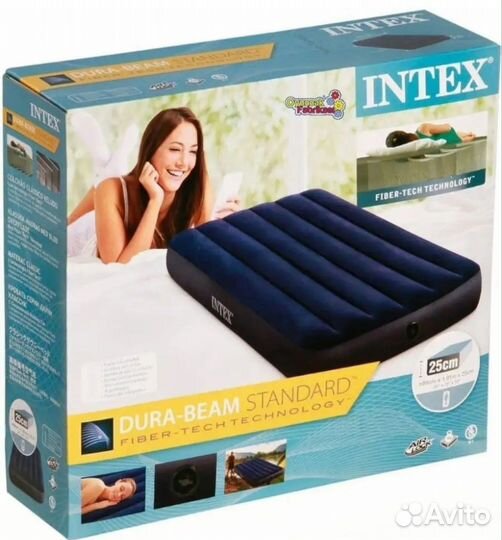 Надувной матрас с насосом