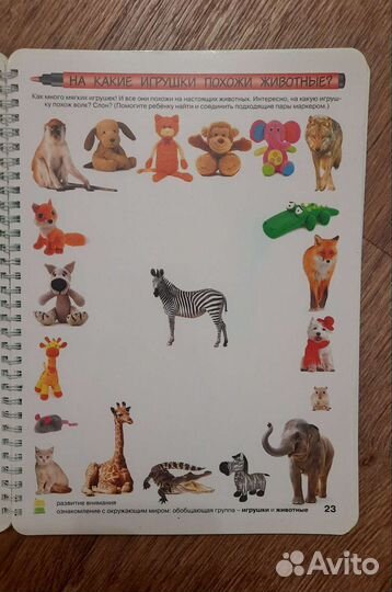 Рабочая тетрадь по развитию речи и мышления 2-3 г