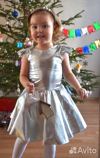Платье+болеро на 2-3 года, новогодний костюм