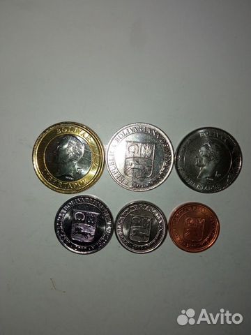 Монеты Венесуэлы (набор) в блеске