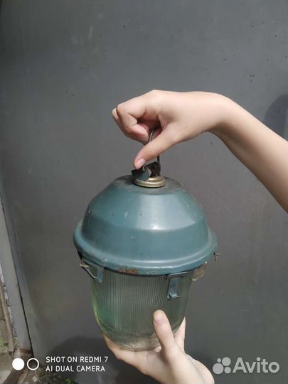 Уличный плафон, фонарь СССР