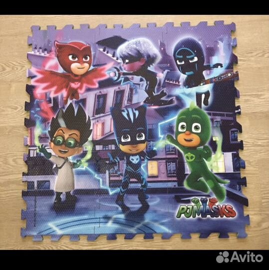 Герои в масках,штаб,коврик,шарик Кэтбой большой