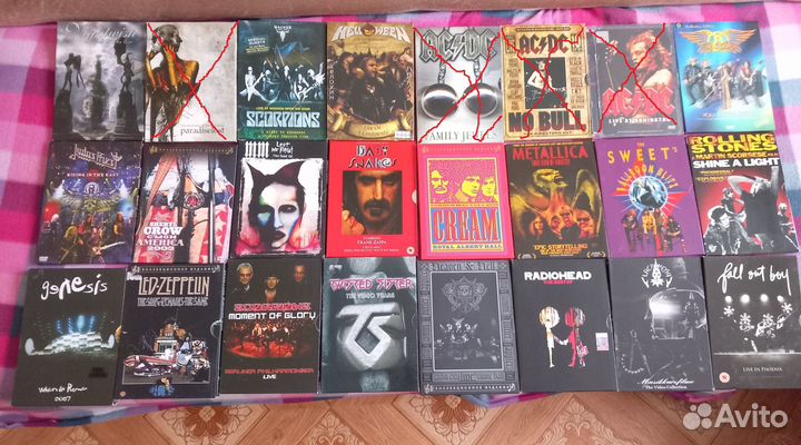 DVD Концертники, фильмы и сборники о рок музыке