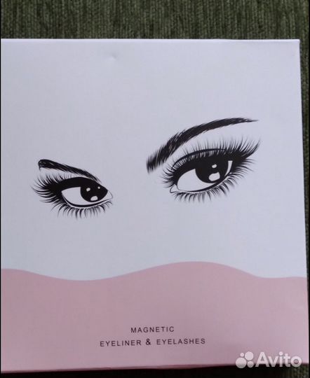 Магнитные накладные ресницы с подводкой