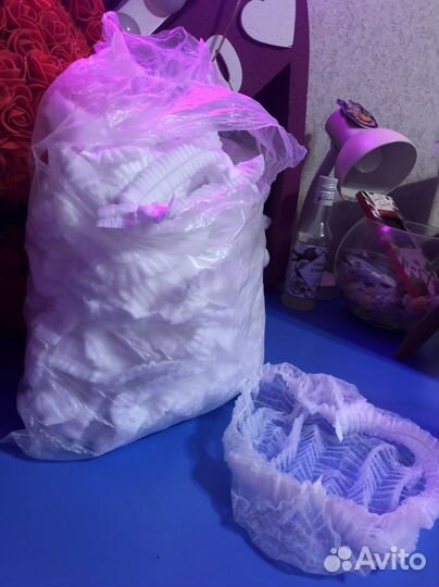 Шапочки одноразовые