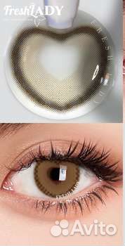 Линзы для глаз в виде сердечек mysticeyes