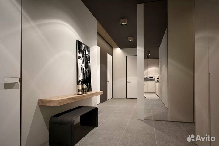 Скрытые межкомнатные двери под покраску