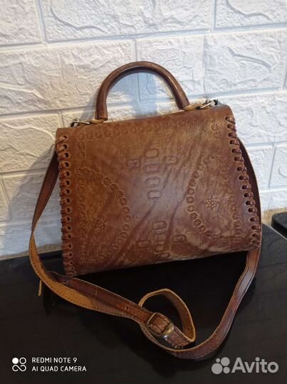 Сумка натуральная кожа, винтаж (ссср, Прибалтика)