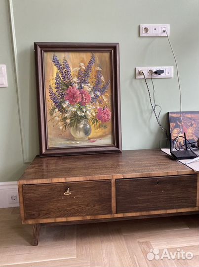 Картина Л.Гандыш Натюрморт с люпином