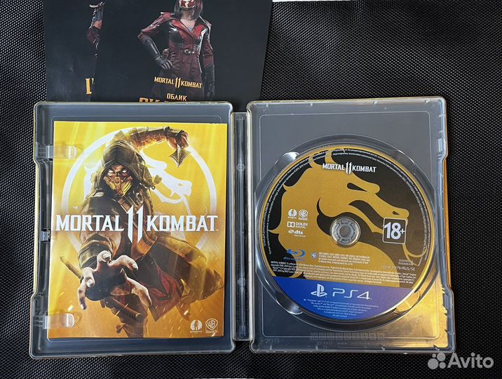 Mortal kombat 11 ps4 steelbook