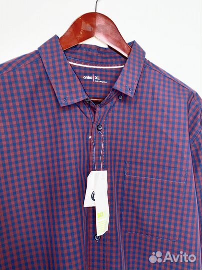 Новые рубашка XL M Anko Slim Fit Хлопок