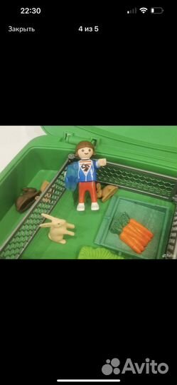 Плеймобил набор в чемоданчике