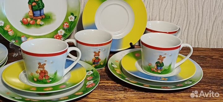 Сервиз чайный пасхальный. Германия