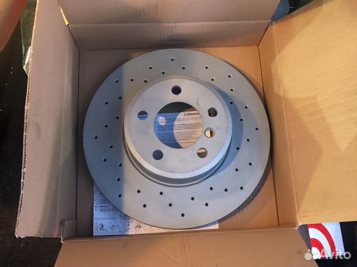 Тормозные диски Zimmerman на bmw7 е65