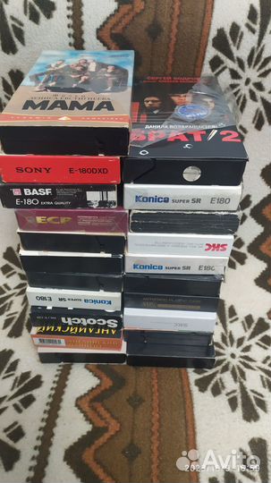 Продаются Видеокассеты VHC с записью фильмов