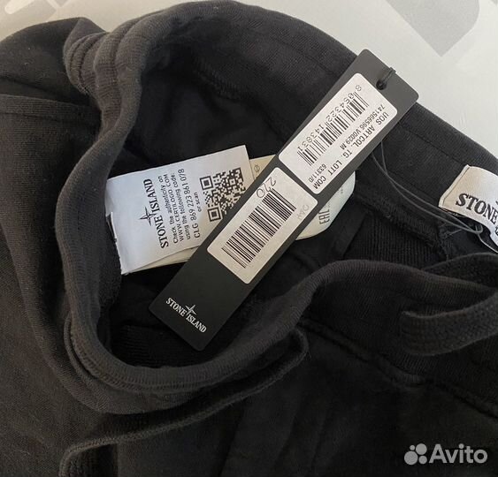 Шорты stone island block bermuda shorts black