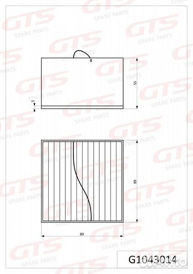 Картридж топливного фильтра 81125010028