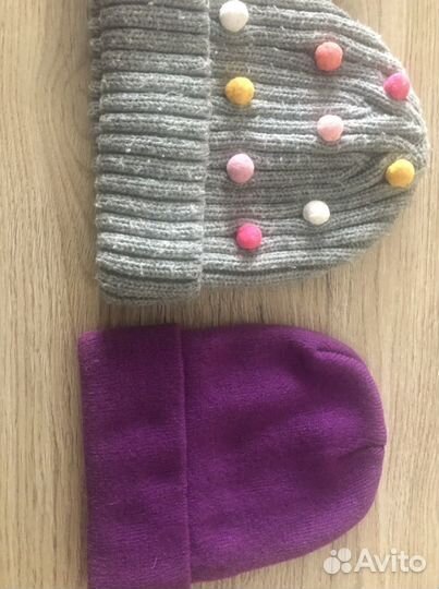 Шапки пакетом для девочки цена за все