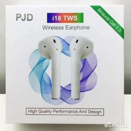 Беспроводные наушники TWS i18 bluetooth
