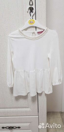 Белые блузки для девочки