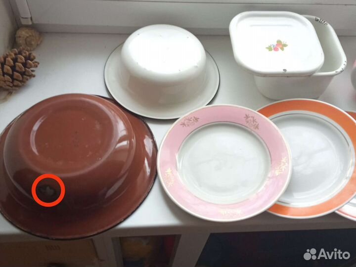 Посуда эмалированная времён СССР