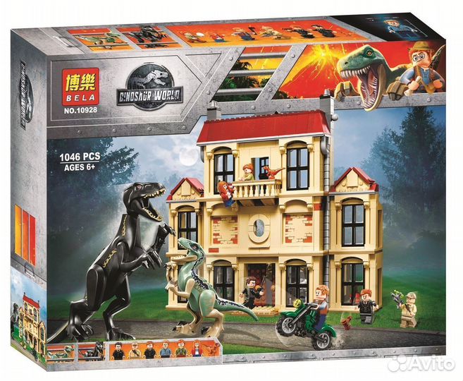 Лего Динозавры Нападение индораптора